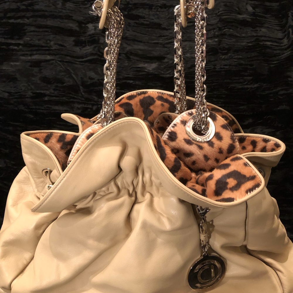 Christian Dior Cannage Le Trent Tote Calf and Pony